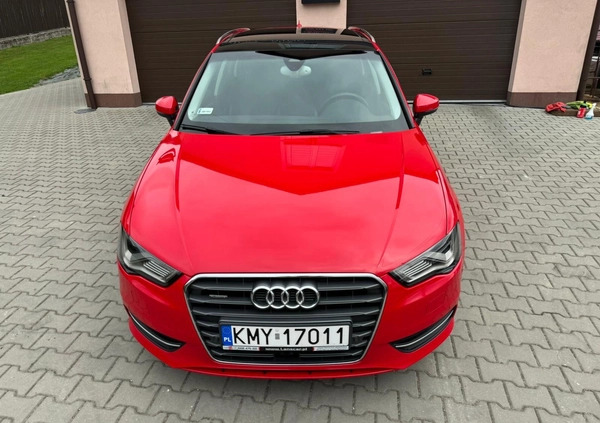 Audi A3 cena 60900 przebieg: 197000, rok produkcji 2013 z Kraków małe 56